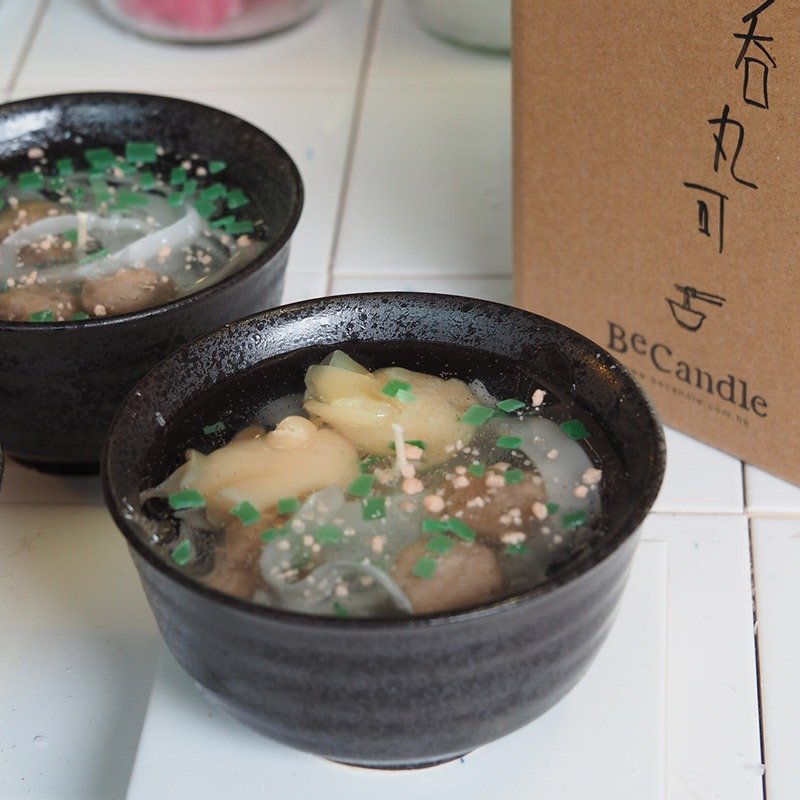 BeCandle 港式汤河 - 吞丸河 - 蜡烛/烛台 - 蜡 
