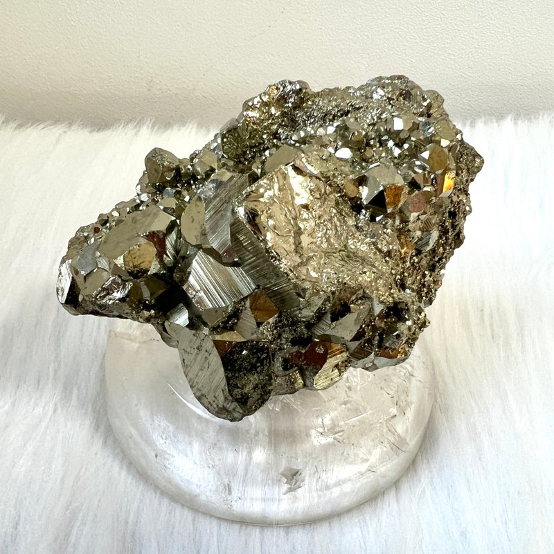 秘鲁黄铁矿摆件 | 水晶 | 水晶摆件 - 摆饰 - 其他金属 金色