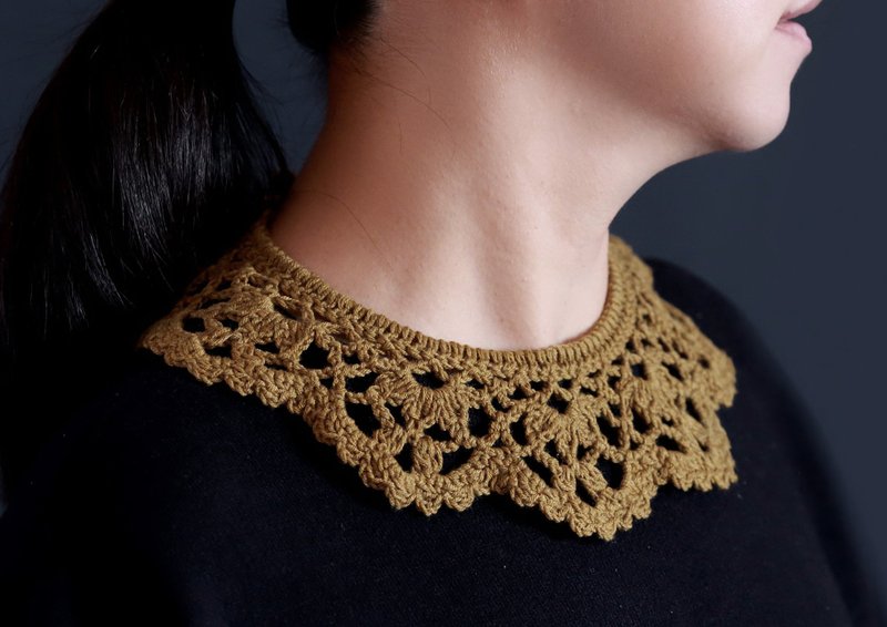 POPOPB 领子饰物 GRACE – GOLD - 项链 - 羊毛 