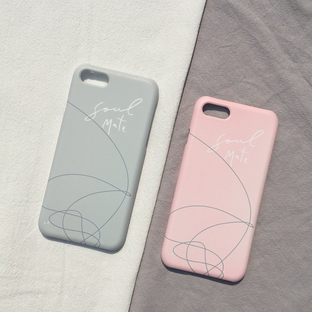 Soul mate || 情人/ 手机壳 iPhone 三星 HTC - 手机壳/手机套 - 塑料 白色