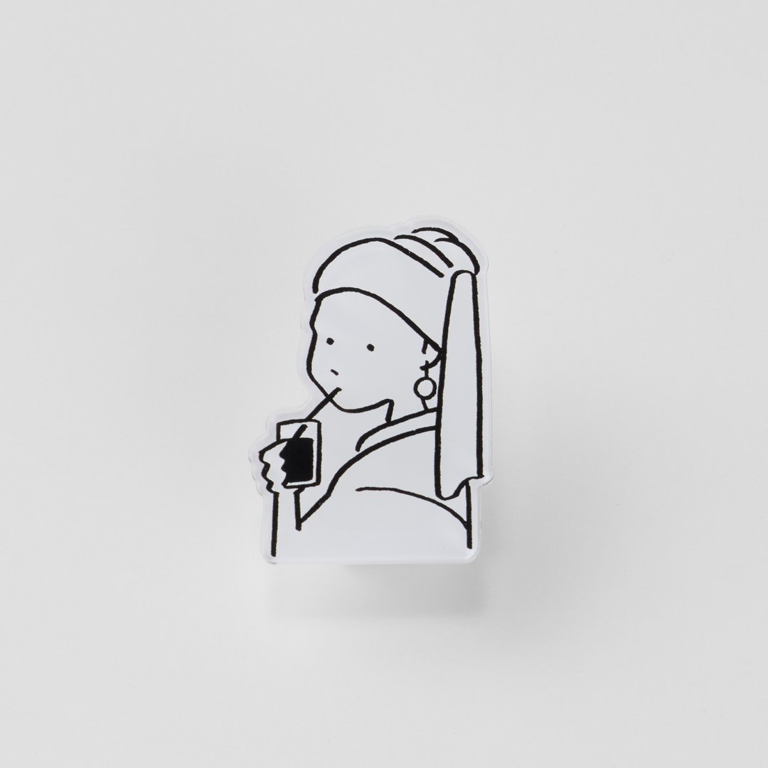 COFFEE BOY 压克力夹 P Girl - 其他 - 压克力 白色