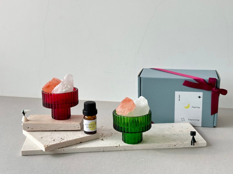 圣诞礼盒  mini 矿盐扩香 空间香氛系列 - 香薰/精油/线香 - 水晶 多色