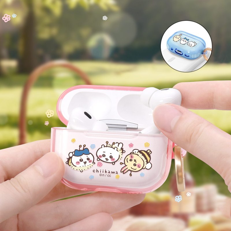 GARMMA  Chiikawa 吉伊卡哇 for AirPods Pro/ Pro2 保护套 - 耳机收纳 - 硅胶 黑色
