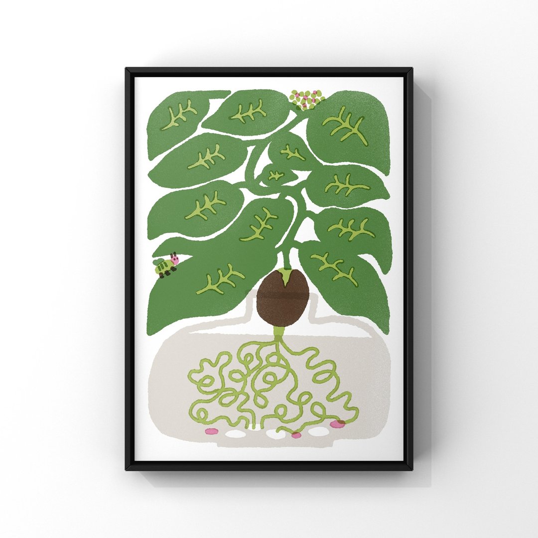 NUTRIENTS 养分  - 印刷画/挂画/海报 - 海报/装饰画/版画 - 纸 绿色
