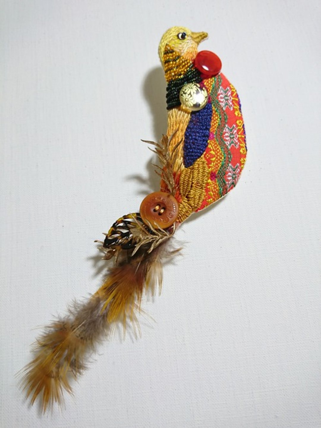 IRODORI AZ brooch - 金工/饰品 - 棉．麻 