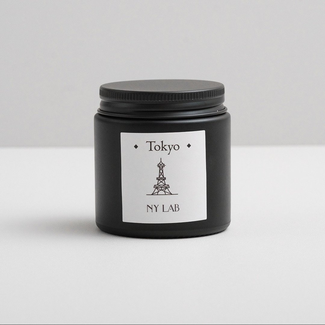 【NY LAB 纽约实验室】雾质感手工香氛蜡烛-东京甜心 3.5oz - 蜡烛/烛台 - 其他材质 黑色