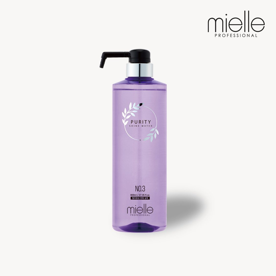 Mielle【韩国米乐丝】纯净赋活洗发精No3 | 细软脆弱发适用 - 洗发用品 - 其他材质 紫色