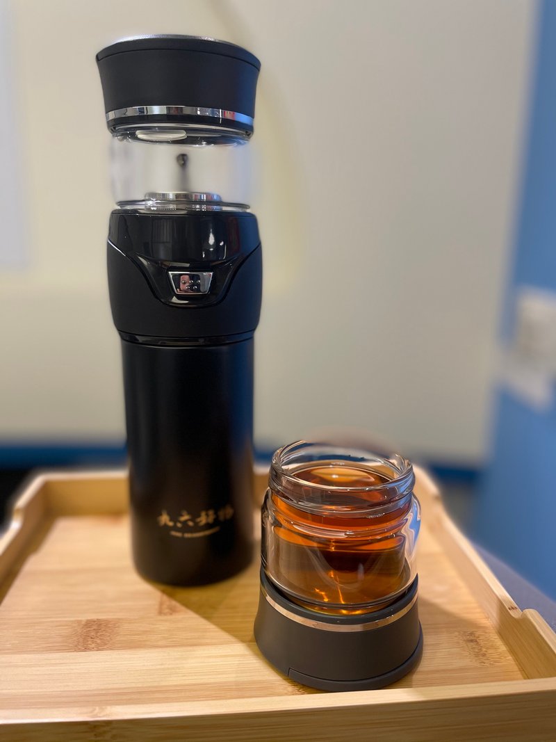 【孝心茶具】翻转保温杯 / 茶水分离 - 茶具/茶杯 - 其他金属 黑色