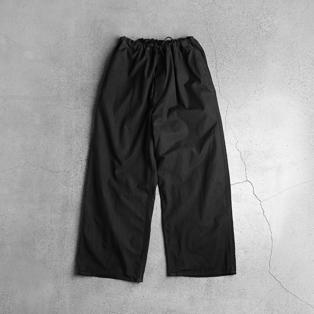 意大利 Snow Pants Vintage 古着/台北古着店 - 男士长裤 - 棉．麻 黑色