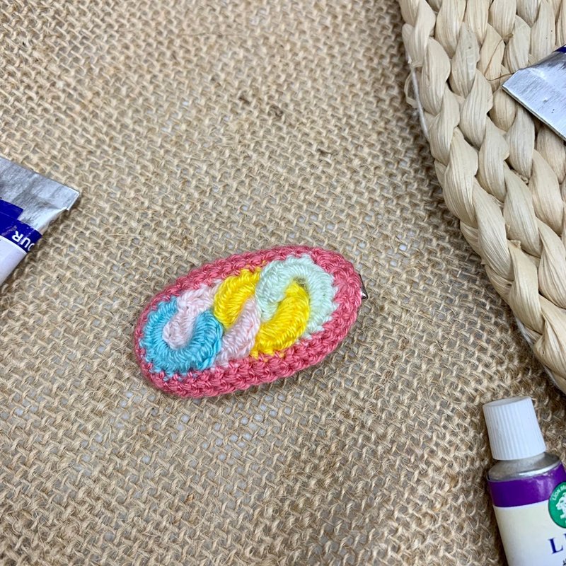 套圈圈发夹 - 发饰 - 棉．麻 多色