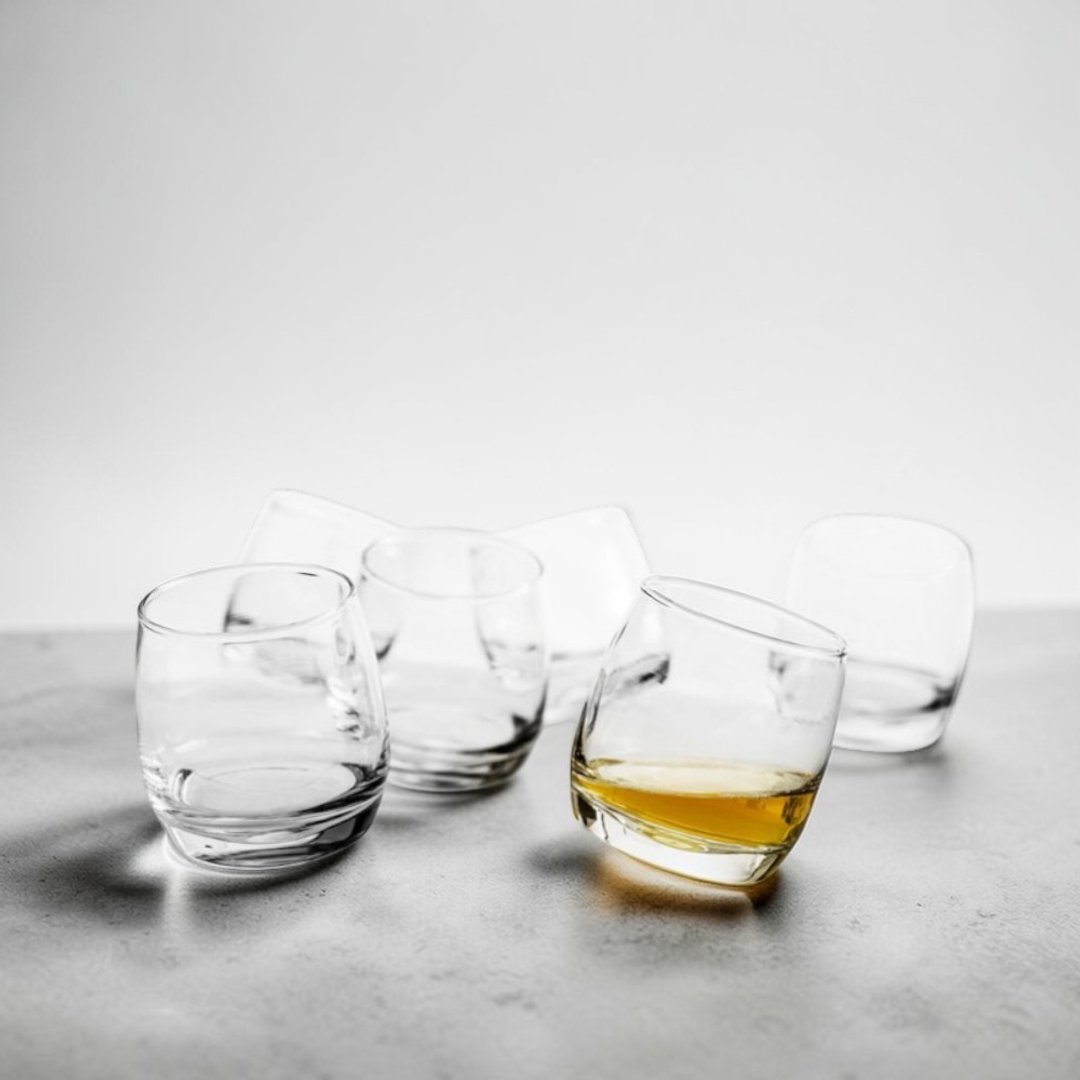 摇摆玻璃杯 6 入组/威士忌杯 - 酒杯/酒器 - 玻璃 