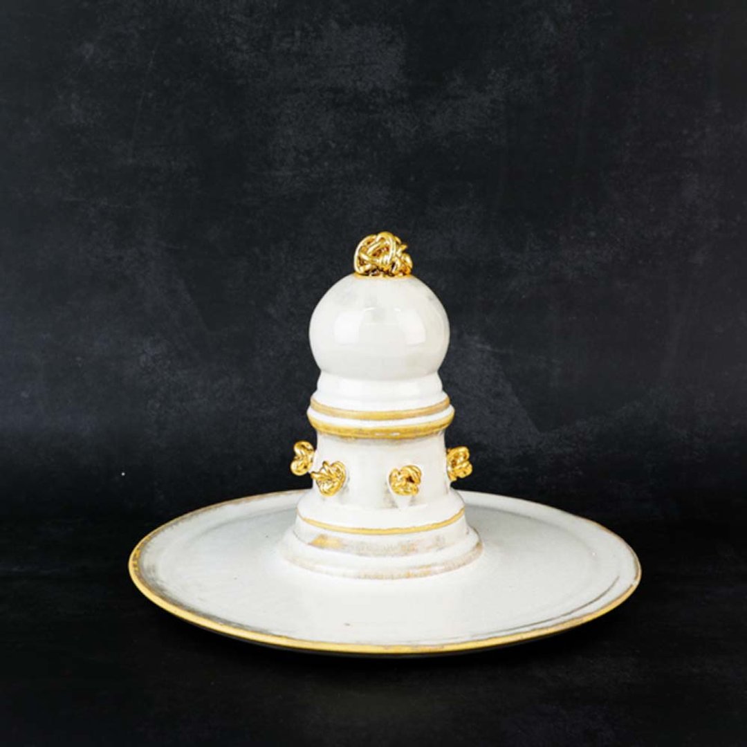 LIEN CERAMIC Dessert Vase Plate_A - 盘子/餐盘/盘架 - 陶 