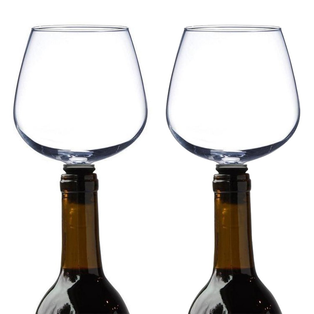 【限时特惠】畅饮塑料红酒杯-480ml / 2入 - 酒杯/酒器 - 塑料 白色