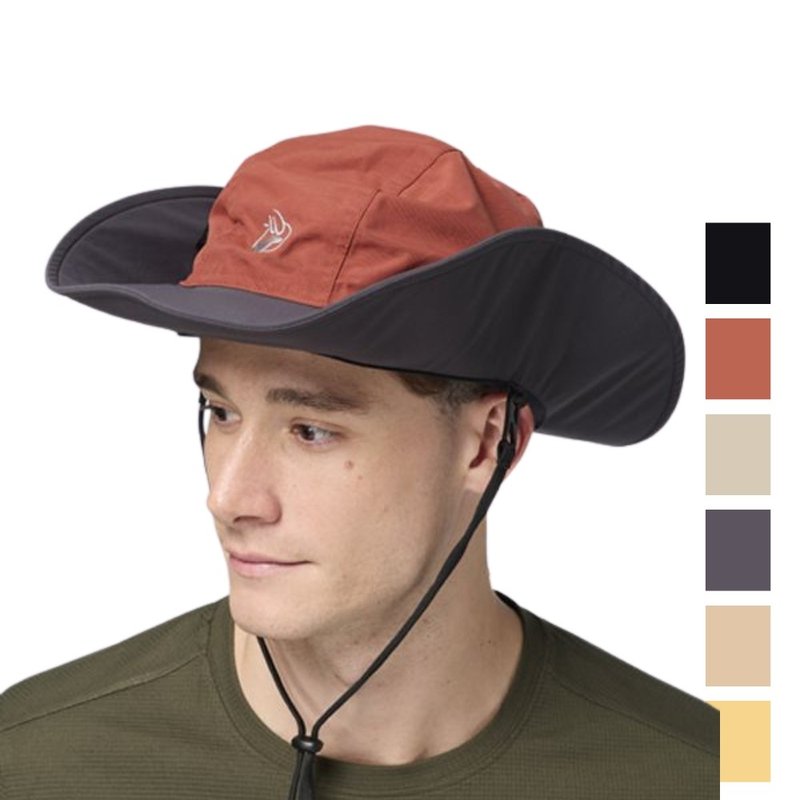 【Wildland 荒野】抗UV防水功能大盘帽 中性 W2021 (原W2016) - 帽子 - 聚酯纤维 红色