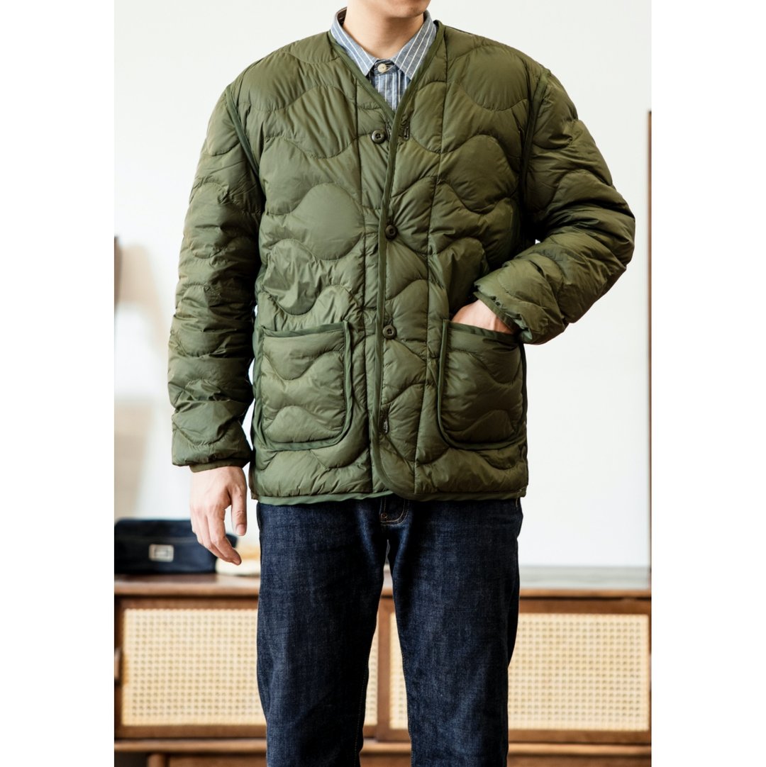 轻薄羽绒服 外套内胆 可单穿 橄榄绿 M65 Liner - 男装外套 - 其他材质 绿色
