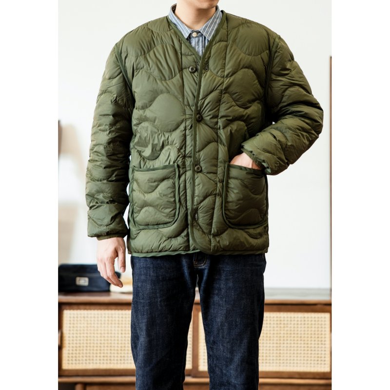 轻薄羽绒服 外套内胆 可单穿 橄榄绿 M65 Liner - 男装外套 - 其他材质 绿色