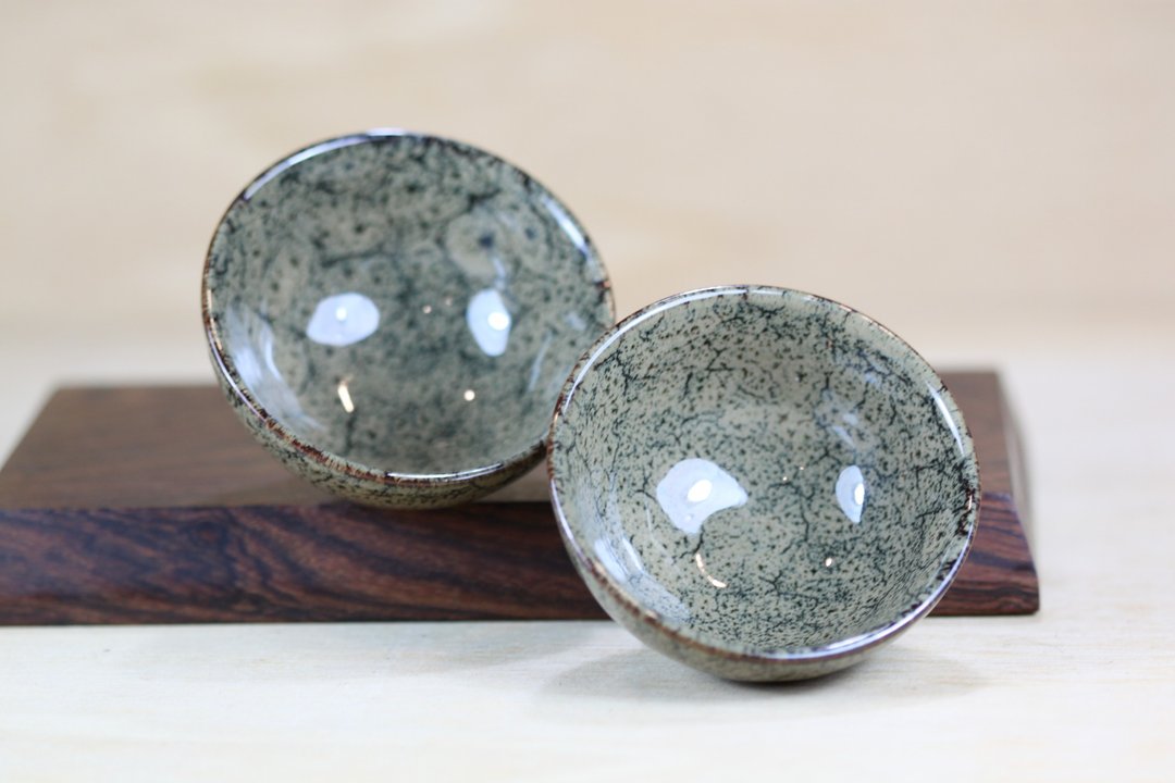 【沐春生活】60ml 病毒 天目釉 圆满茶杯 莺歌名家叶敏祥作品 - 茶具/茶杯 - 瓷 