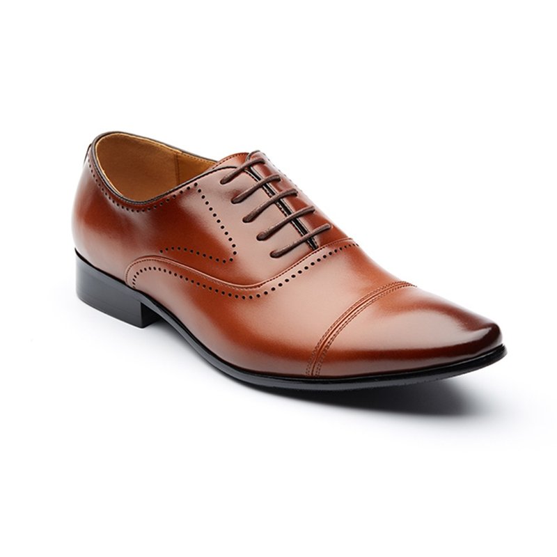 Kings Collection 真皮萨巴托皮鞋 KG80041 啡色 - 男款皮鞋 - 真皮 咖啡色