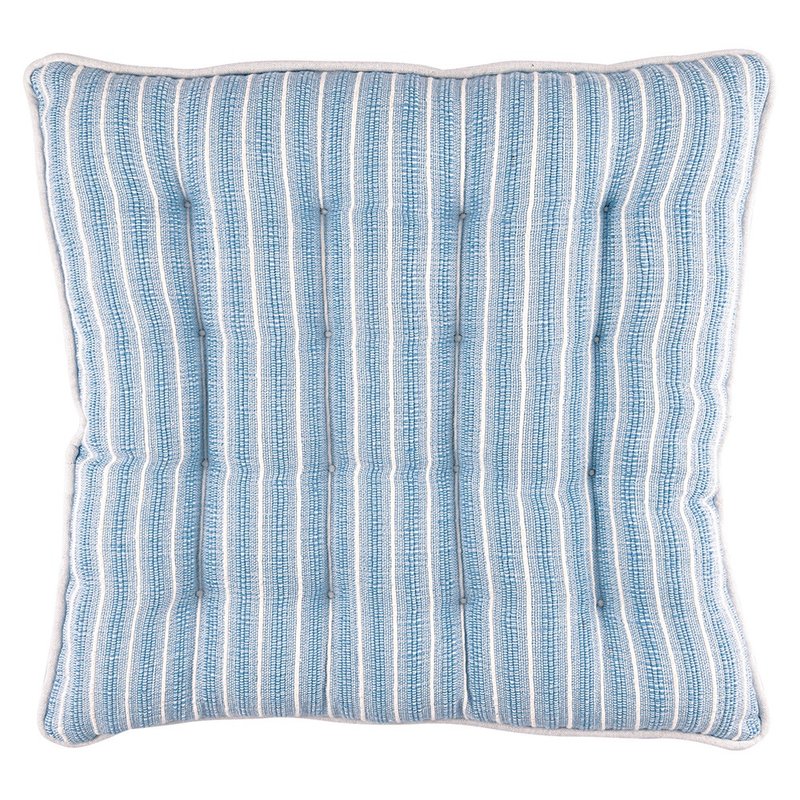 【新品】丹麦GreenGate Alessia pale blue 椅垫 40x40cm - 枕头/抱枕 - 聚酯纤维 多色