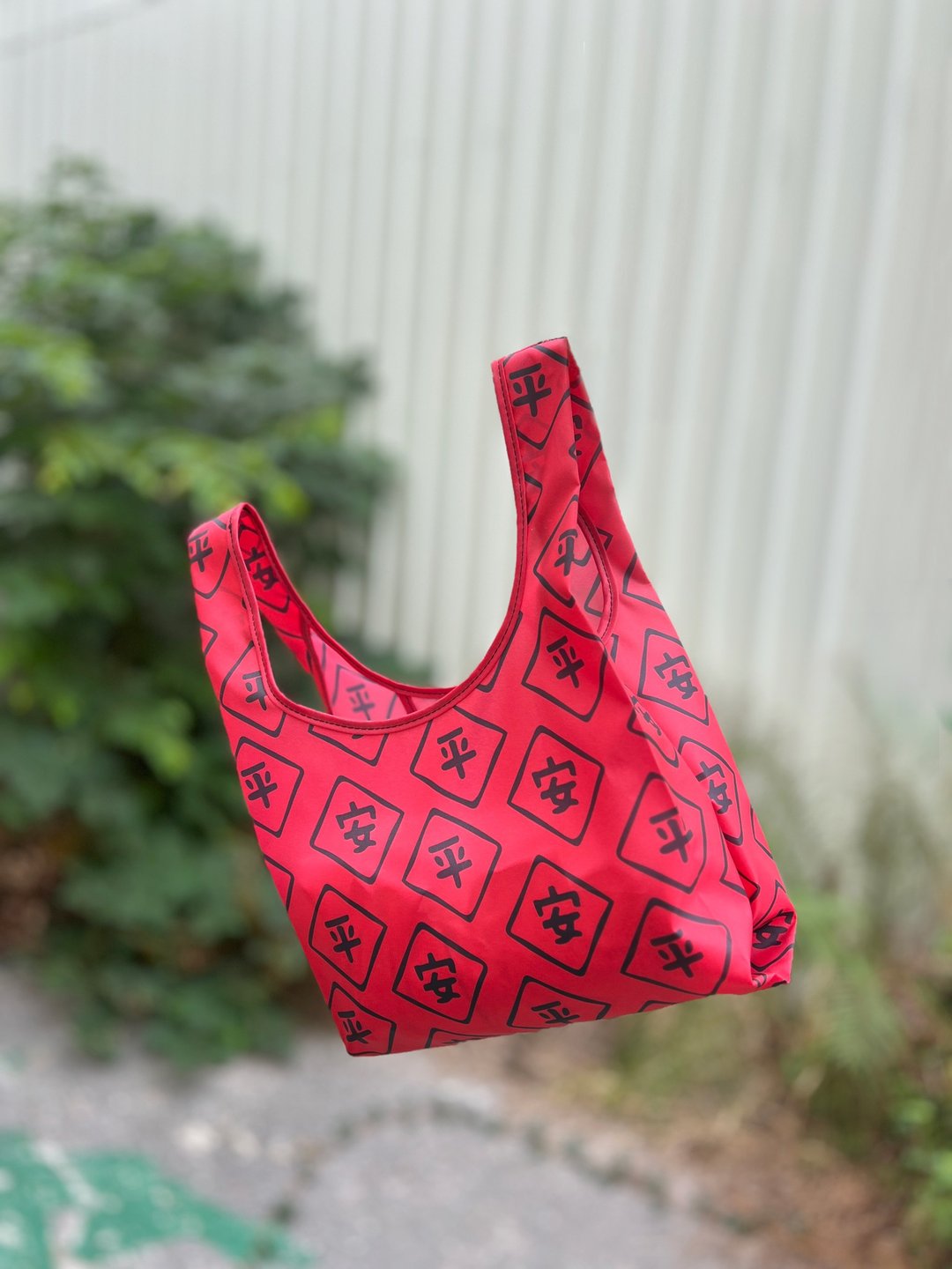 BLR 环保 购物袋 TT21 平安 - 手提包/手提袋 - 聚酯纤维 红色