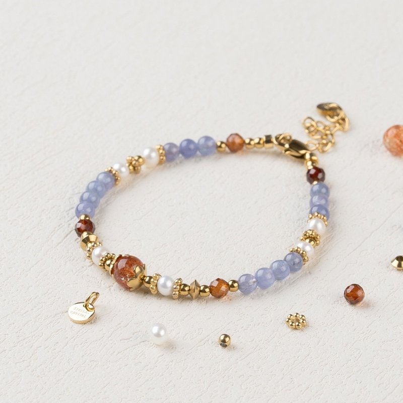 紫境 | 独家设计款水晶手链 D23002 - 手链/手环 - 水晶 紫色