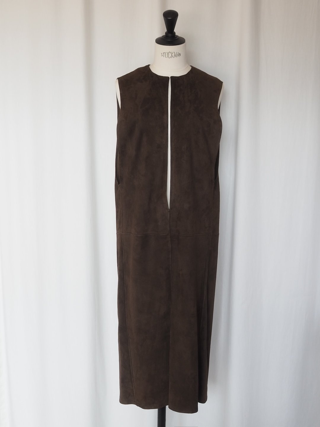 HERMÈS by Martin Margiela Vareuse 洋装 爱马仕 瓦卢兹 洋装 古董 - 晚装/礼服 - 真皮 咖啡色