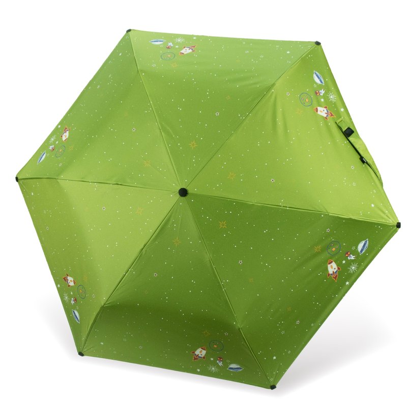 【伞电侠】下拉式三折伞 – 迷航外星人  军绿色 - 雨伞/雨衣 - 防水材质 绿色
