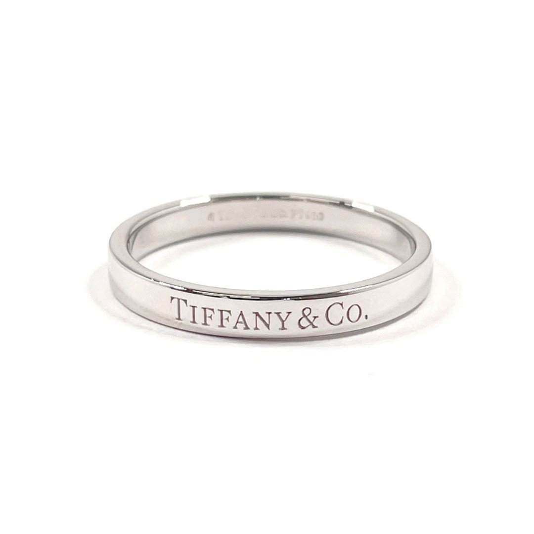 【日本直送 中古美品】21号 TIFFANY & Co. 戒指 铂金950  સில்வர் 经抛光处理 - 戒指 - 贵金属 银色