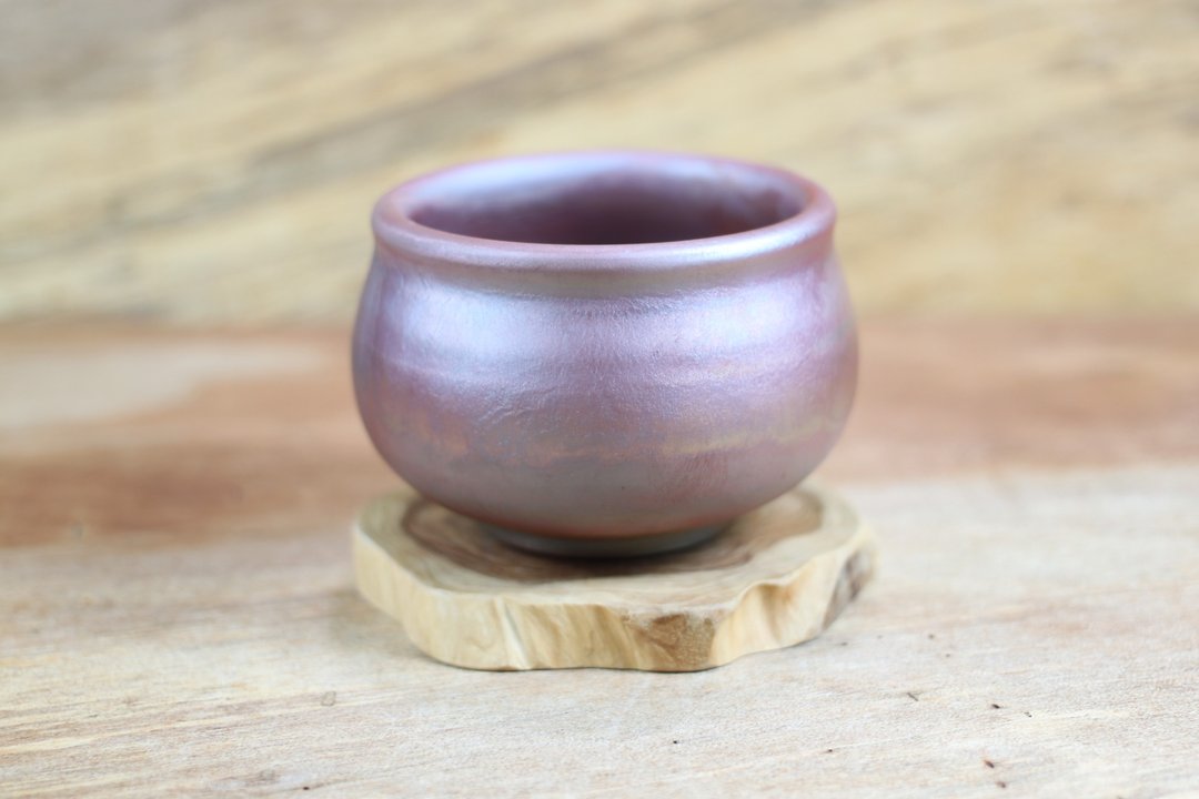 【沐春生活】纯手拉坏 柴烧茶碗 陶艺名家叶敏祥手工作品 - 茶具/茶杯 - 陶 