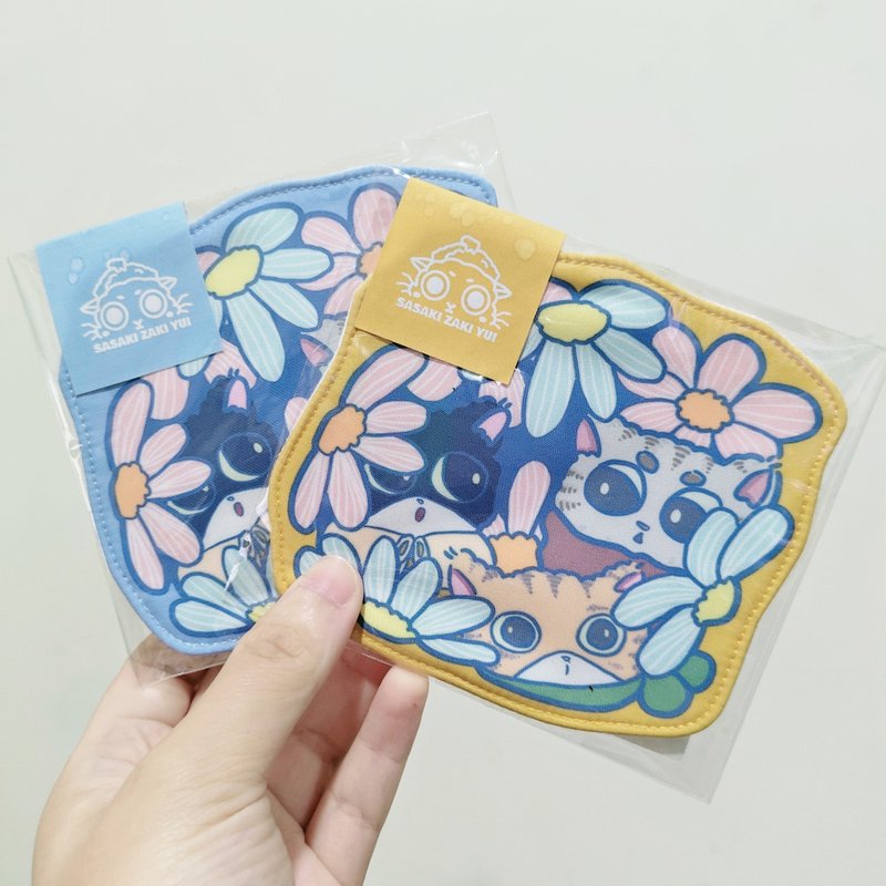 花园喵喵防水布杯垫 - 杯垫 - 防水材质 多色