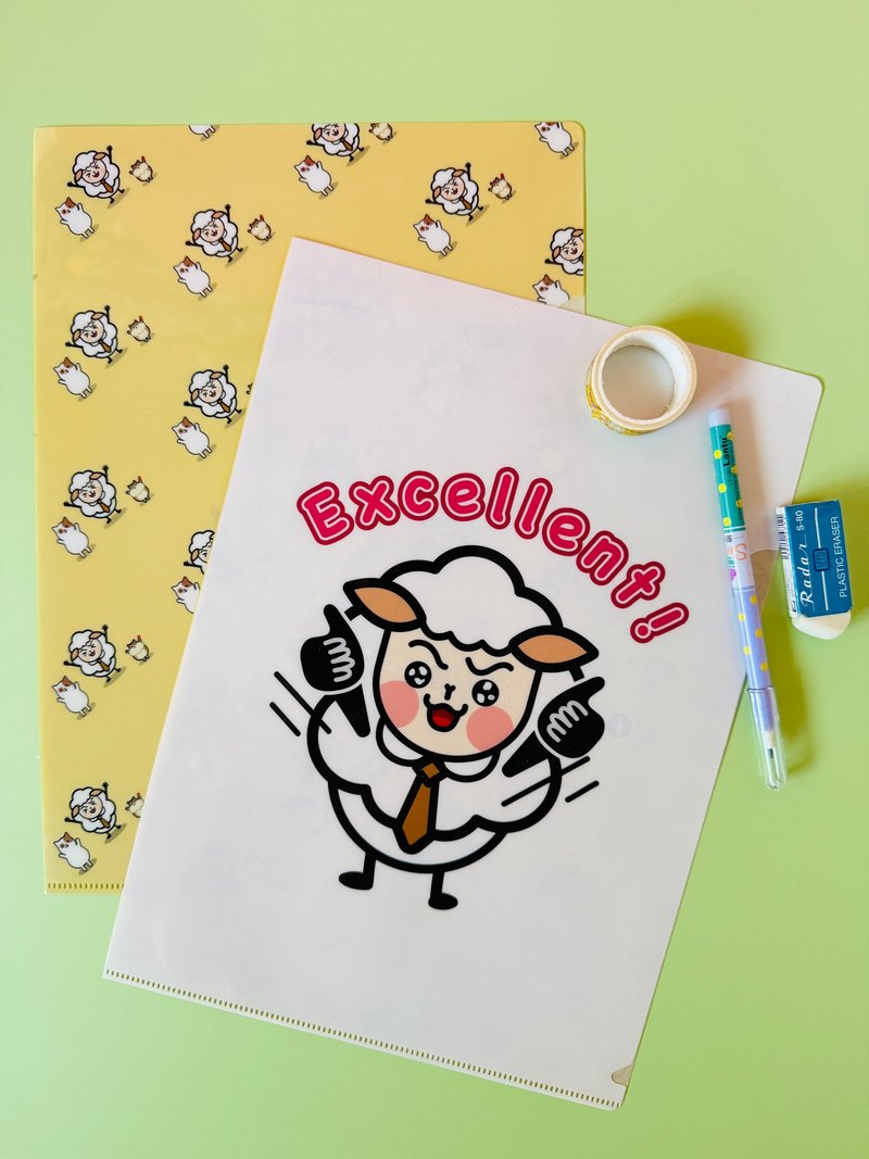 羊先生文件夹 - 文件夹/资料夹 - 塑料 白色