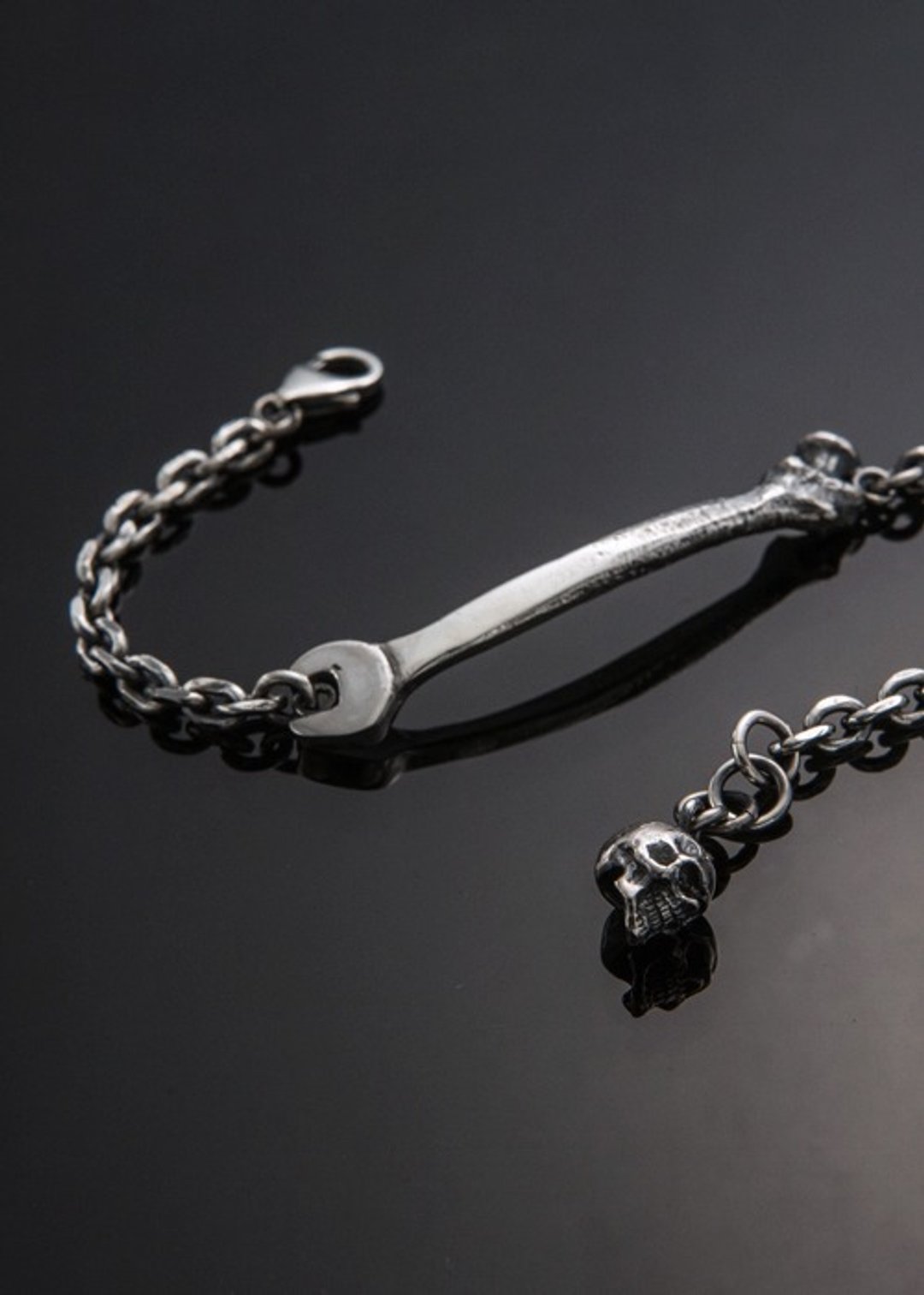 Standard Collection | Pure Bracelet (L) |  骷髅纯粹 手链 (L) - 手链/手环 - 纯银 银色