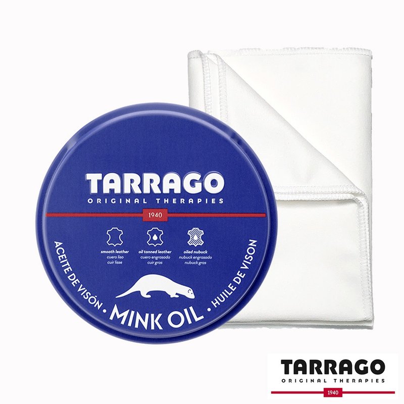 西班牙塔洛革TARRAGO 亮光貂油100ml 附超细纤维布 皮革保养 - 鞋垫/周边 - 其他材质 