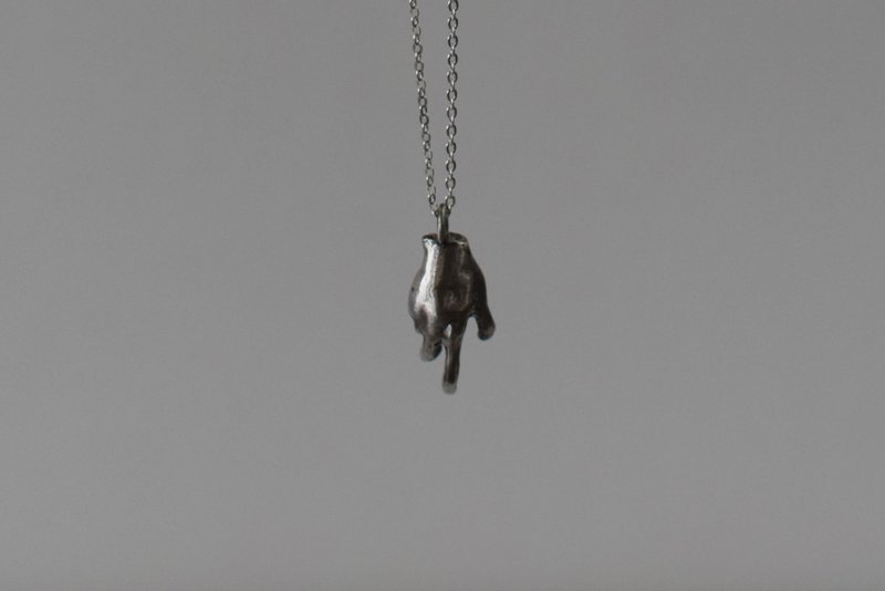 把鸟放在你的手上 - 项链 - 其他金属 