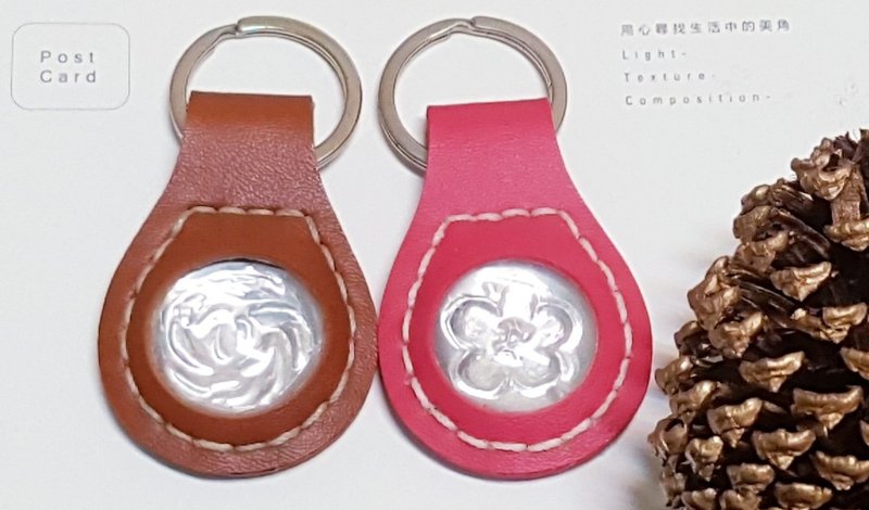 金属压花+皮革手作│祈福、许愿の钥匙圈│文化币│台南旅游 - 金工/饰品 - 其他金属 