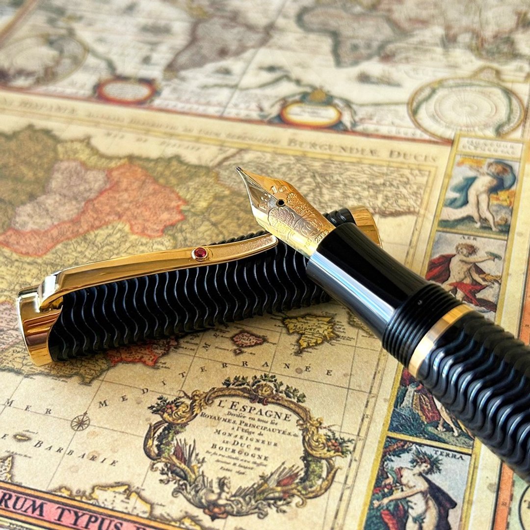 MONTBLANC 万宝龙文学家纪念限量钢笔│维吉尼亚吴尔芙 No.05108 - 钢笔 - 树脂 黑色
