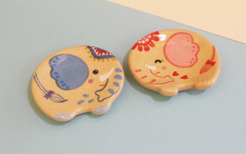 好对象筷架  情人组  婚礼小物  伴郎伴娘礼物首选 - 花瓶/陶器 - 陶 多色