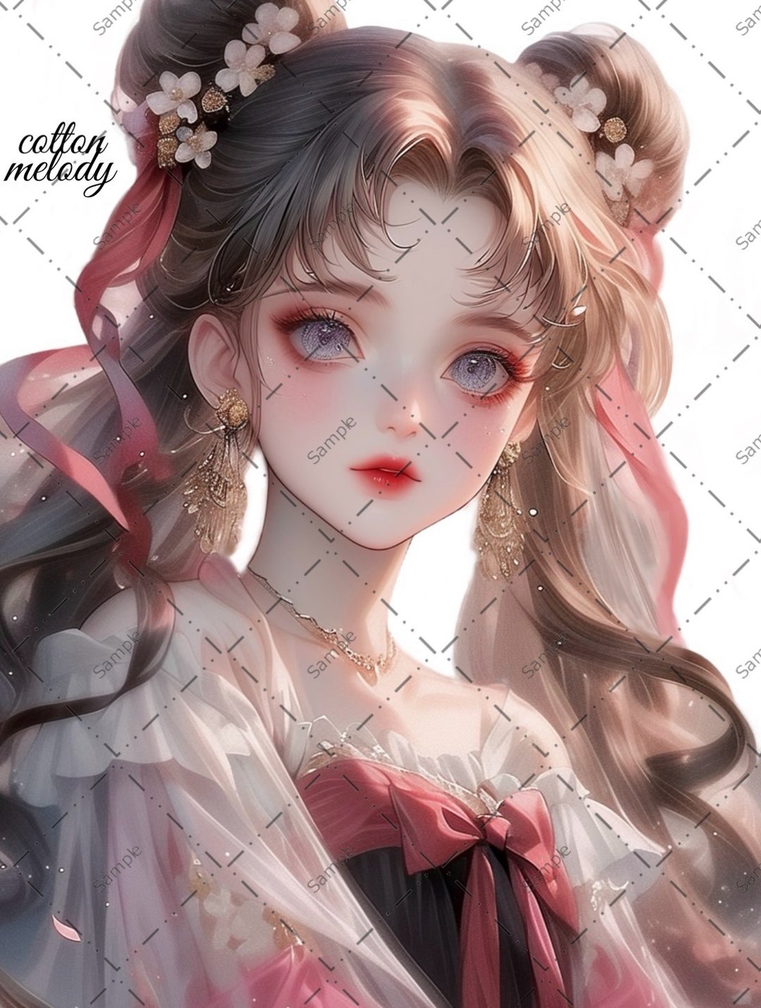 original sticker no.736 人物贴纸 原创贴纸 人物贴纸 女孩贴纸 原创人物贴纸 - 贴纸 - 纸 
