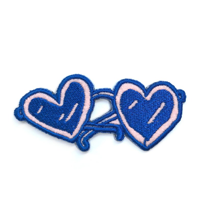 sunglasses summer - 徽章/别针 - 绣线 粉红色