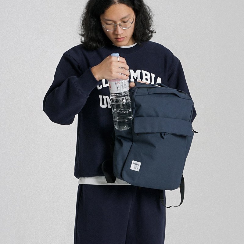 CARTER系列 | 方型13-15寸笔电后背包L号 CARTER ECO(宝石蓝) - 后背包/双肩包 - 环保材料 蓝色