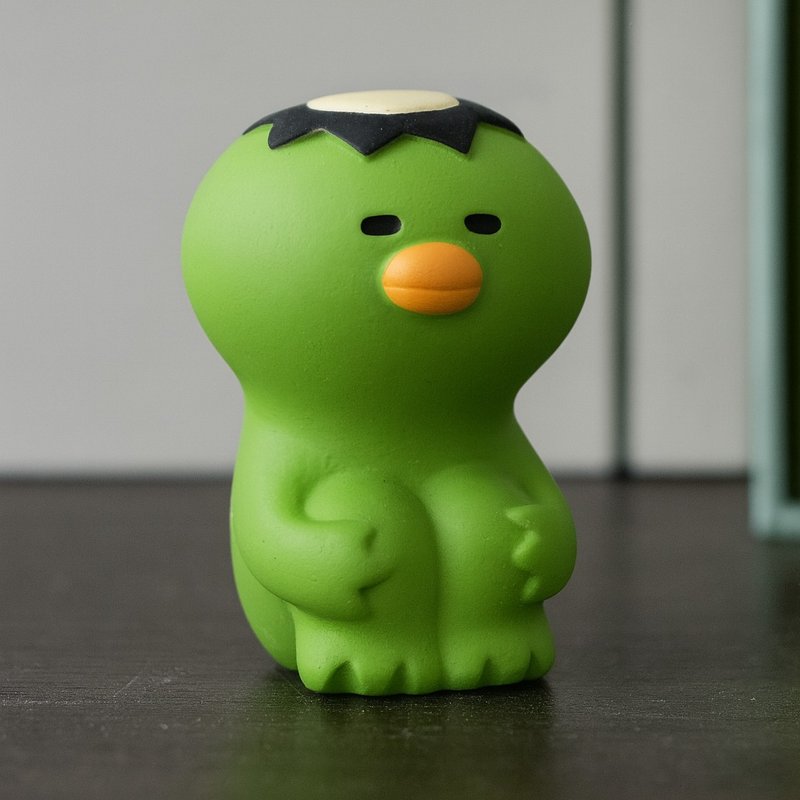 【公仔】日本 Decole 河童 宝宝 公仔 发呆 摆饰 手工 乌龟 - 摆饰 - 树脂 绿色