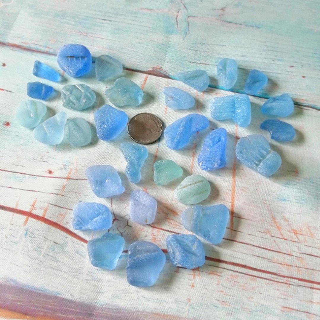我只卖真正的正品海玻璃 - 陶艺 - 玻璃 蓝色