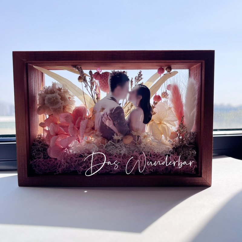 【香港花艺店】定制相片花架(S) - 干燥花/捧花 - 植物．花 多色