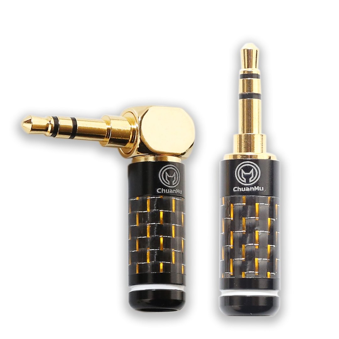 新款 3.5mm AUX 镀金DIY焊接插头【川木】全新现货【M174】3.5mm - 数码小物 - 其他金属 