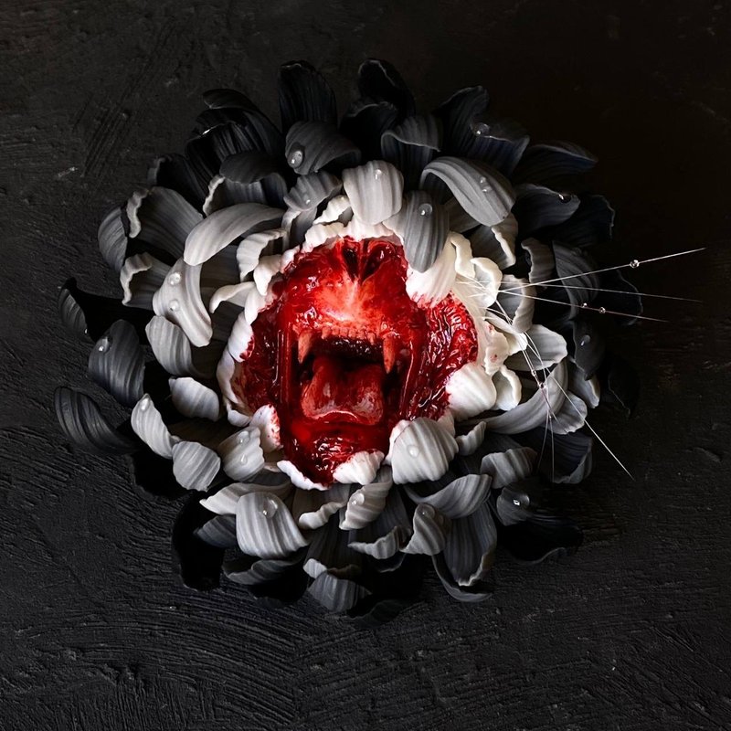 僵尸猫猫胸针/吊坠 - 胸针 - 塑料 黑色