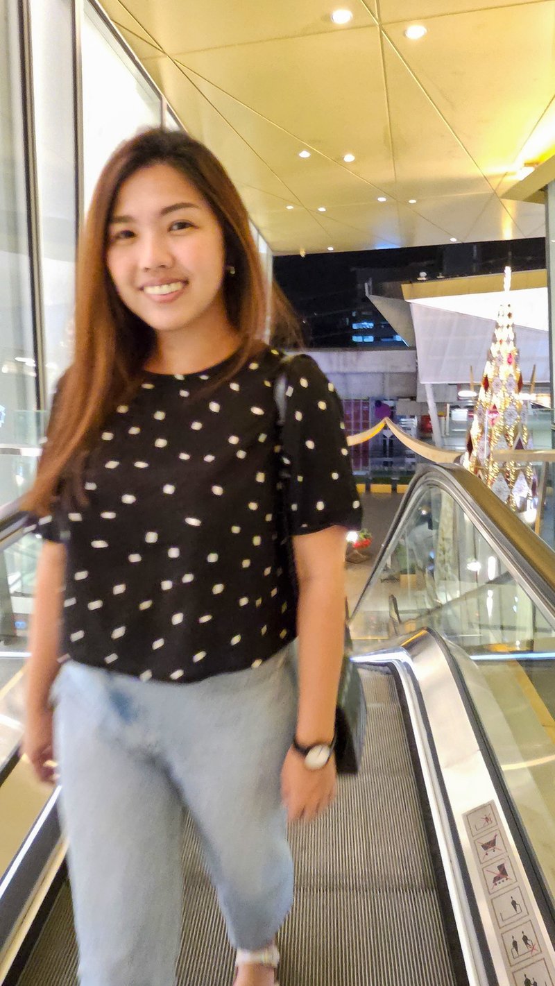 缀点短版上衣 - 女装上衣 - 棉．麻 黑色