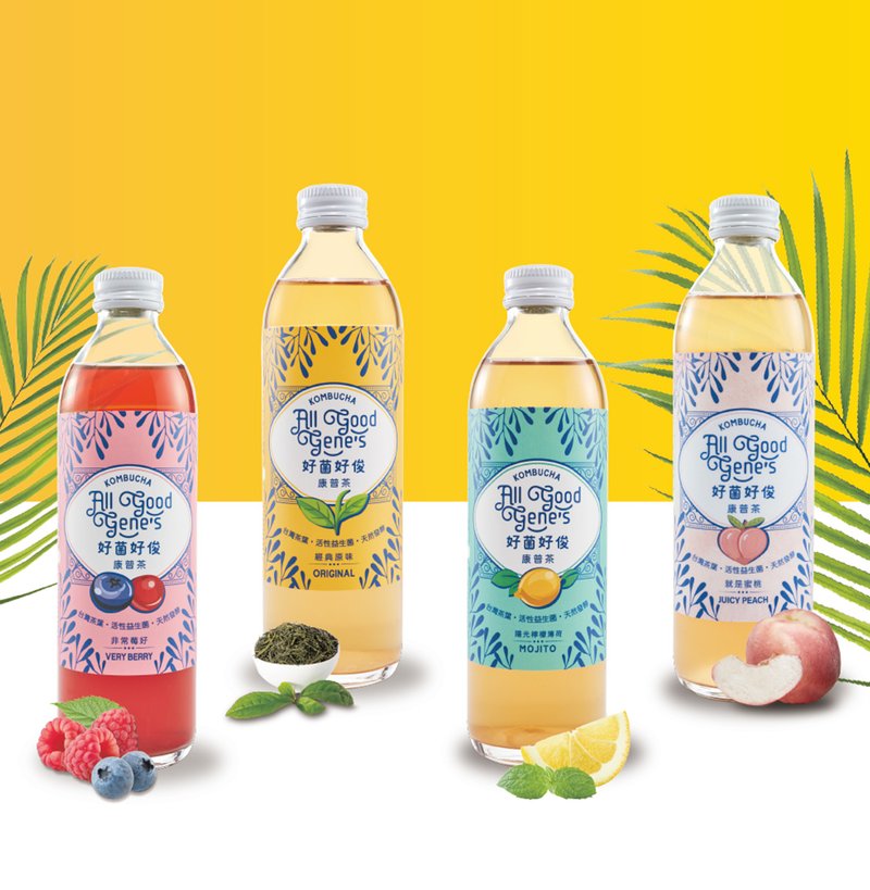All Good Gene's 综合口味康普茶 300ml - 茶 - 新鲜食材 