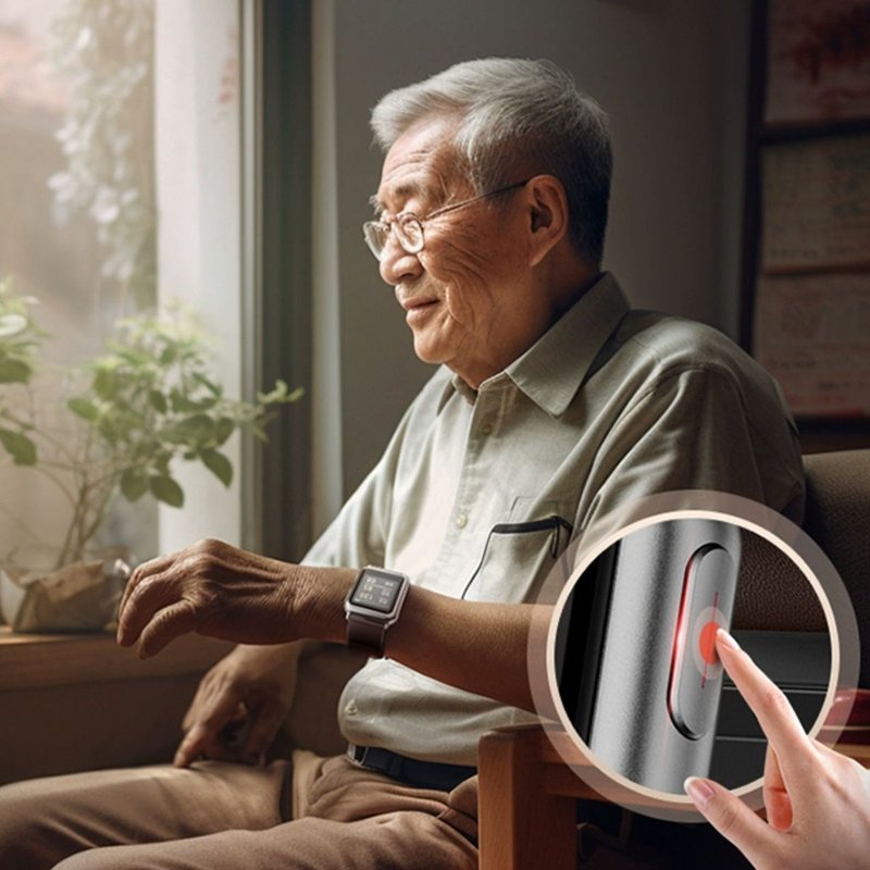 【免运】 SKG智能血压计血压监测健康运动脉搏测量防水健康手表R6 - 其他 - 其他材质 