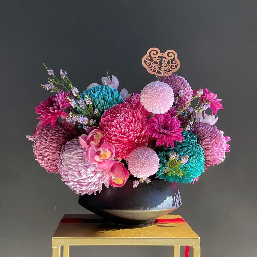 【鲜花】红粉翡翠绿色春节开幕鲜花盆花 - 其他 - 植物．花 红色