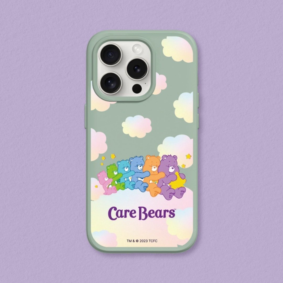 SolidX强化吸震缓冲防摔手机壳∣Care Bears/云朵绵绵 for iPhone - 手机壳/手机套 - 塑料 多色